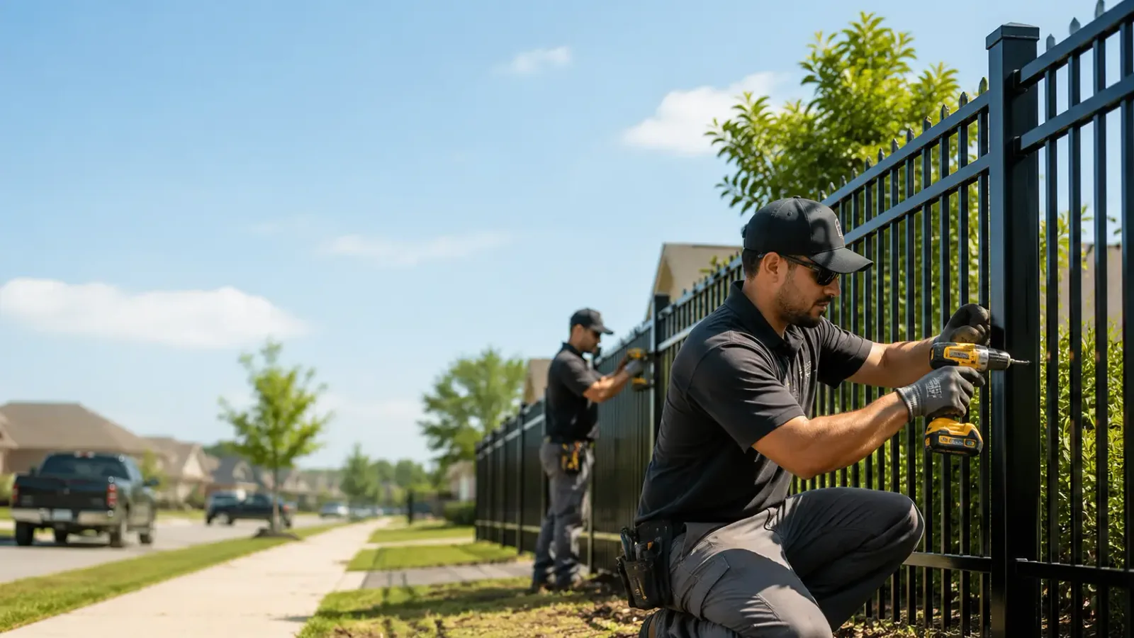 Metal Fence Installation in Michigan City, MS